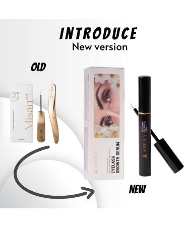 Abera Misan Eyelash Growth Serum - Natural Lash Booster for Longer & Thicker Lashes | International Shipping Available - Buy Online on GoSupps.com