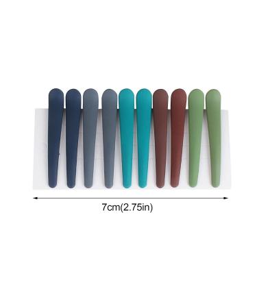 Non-Slip Hair Clips for Thick Hair - 10 Colorful Duck Beak Styling Clips for Women | Easy Hair Management - Buy Online on GoSupps.com