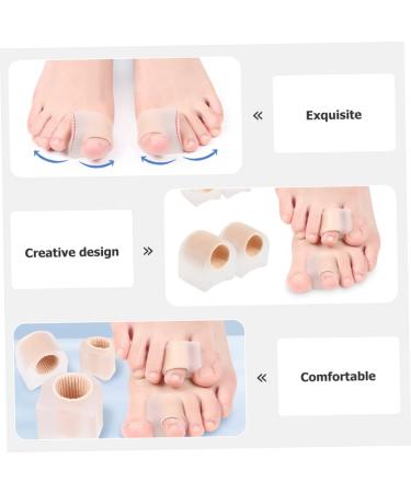Healeved 2 Pairs Toe Splitter & Bunion Protector Sleeves for Men - Toe Separator Foot Care Tools - Reusable Toe Spacers - 2.7x2.2cm - Buy Online on GoSupps.com