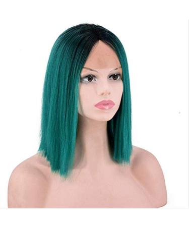 BGHJUE Dark Green Lace Front Wig | Hand Woven Gradient Hair | International Shipping Available - Buy Online on GoSupps.com