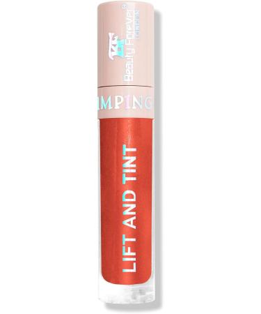 Beauty Forever Lift and Tint Plumping Lip Gloss with Fruity Flavours and Vitamin E Lip Plumper Lip Gloss 6ml (07 Shimmery Raspberry Coral) - Buy Online on GoSupps.com