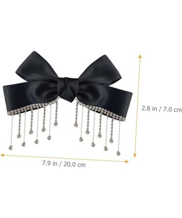 Beatifufu Bow Hairpin Rhinestone Hair Clip Hair Barrette for Women Hair Ornament Hair Bow Pin Female Hairpin Hair Bow Bow Clip Bow Hair Clip Hair Accessory Hair Clamp - Buy Online on GoSupps.com