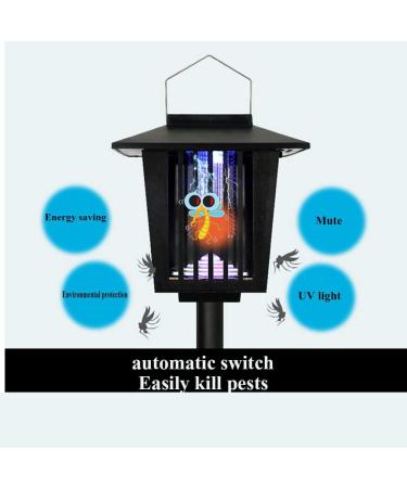 Solar Mosquito Killer Led Lights Mosquito Killer Bug Zapper Flying Insect Trap Solar Powered LED Light Bug Zapper Automatic Switch Ip65 Waterproof B Style - Buy Online on GoSupps.com