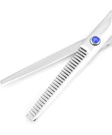 LINKANRUO Baber Shear Stainless Steel Durable Learner Hair Cutting Ergonomics Lightweight Sharp for Salon Barbers Children Adults Scissors (Color : Blue Screw) - Buy Online on GoSupps.com