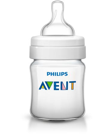 Philips AVENT Anti-Colic Baby Bottles Clear  4 Oz 4 Ounce 1 pack
