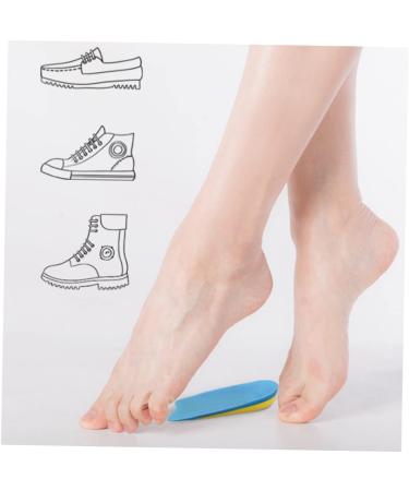 FOMIYES Heel Pads - 2 Pairs Absorption Insoles | Half Insole - Assorted Color - 10x7 CM | International Shipping Available - Buy Online on GoSupps.com