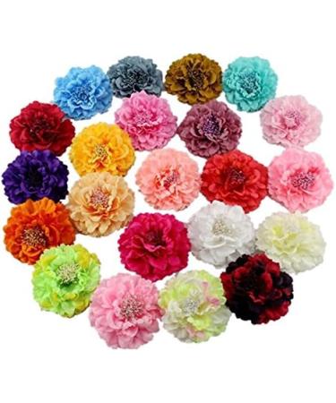 Buy Butterms Multicolor Chiffon Flower Hair Clips - Stylish Alligator Barrettes for Girls | International Shipping Available - Buy Online on GoSupps.com
