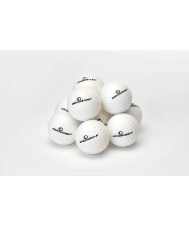 AG AlmostGolf Balls - Limited Flight Practice Golf Balls (24 Pack) for Indoor & Yard Training - Foam Golf Aids with Liberty Tees White - Buy Online on GoSupps.com