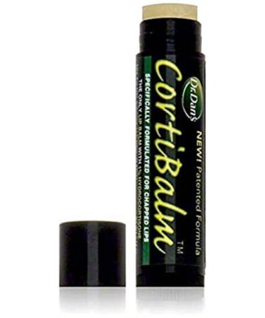 Dr. Dan's Cortibalm: Healing Lip Balm for Dry Cracked Lips - 2 Pack - Men, Women, and Children - Buy Online on GoSupps.com
