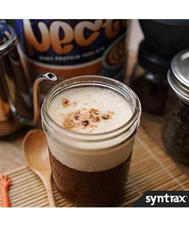 Syntrax Nectar Lattes Caramel Macchiato Grass-Fed Whey Protein Isolate 32oz - Buy Online on GoSupps.com