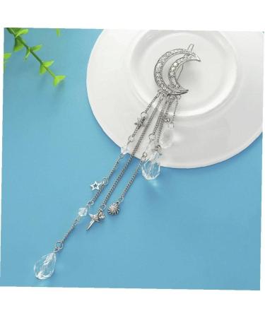 Buy Ppmter Moon Crystal Beads Tassel Charms Hair Clips & Pins - Stylish Jewelry Hair Accessories for Women & Girls - International Shipping Available - Buy Online on GoSupps.com