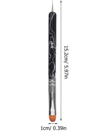 Baluue 2pcs Double Head Nail Dotting Pens Nail Art Brush Nail Drawing Pen Manicure Painting Brush - Buy Online on GoSupps.com