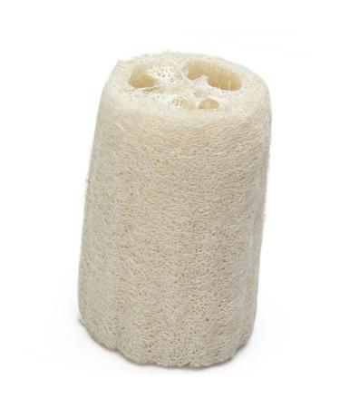 Natural Loofah Sponge - Eco-Friendly Bath & Shower Sponge in Ivory | Exfoliating & Sustainable Cleaning Tool - Buy Online on GoSupps.com