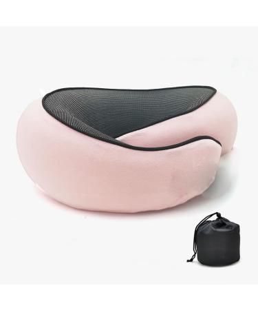 Naked pillow Memory Foam neck pillow with pillow support relief from neck pain Comfortable pillow sleep residual pillow for relief of the cervical spine Pressure (pink)
