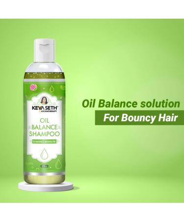 Oil Balance Shampoo for Oily Scalp & Dandruff - Volume Boost & Bouncy Hair with Pro Vitamin B5 Lemon & Lavender - 200ml - Buy Online on GoSupps.com