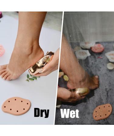 Nano Glass Foot File Callus Remover - G.Liane Crystal Glass Pedicure Foot Care Scrubber for Hard Skin Removal (Gold) - Buy Online on GoSupps.com