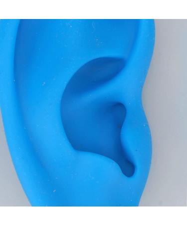 Silicone Ear Model - Transparent and Blue - Flexible for Piercing Practice - Buy Online on GoSupps.com