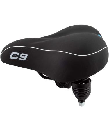 Sunlite Cloud-9 Cruiser Gel Saddle | Tri-color Black | 10.5 x 10.5 | Bicycle Suspension Seat - Buy Online on GoSupps.com
