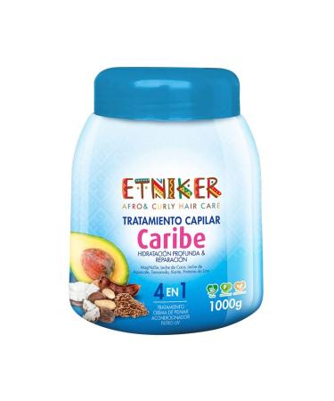 Etniker CARIBE Hair Treatment- Deep Hydration & Repair hair treatment- nutrient-rich ancestral Blend with Tamarind  Flaxseed  Coconut  Avocado  Shea Butter & MagNutSe -4 in 1 Nourishing and Shine-Boosting Formula by L ma...