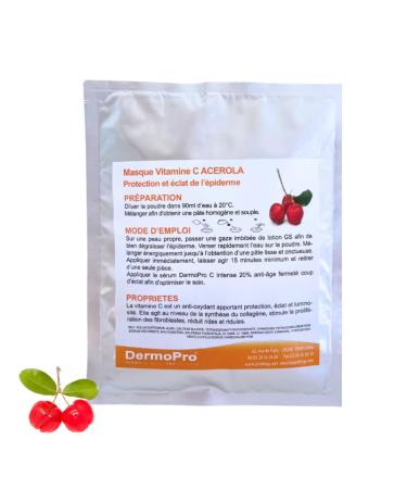 Dermopro Acerola Pro PeelOff Mask Antioxidant Shine AntiAging with Vitamin C