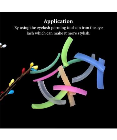 dijiusidy 6 Pairs Eyelash Curling Tool Reusable Silicone Eye Lash Grafting Tools Makeup Beauty Supply Home Professional Salon - Buy Online on GoSupps.com