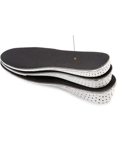 Healeved 1 Pair Men's Height Increasing Insoles - Shoe Inserts for Height Increase - Black Size 3 - Buy Online on GoSupps.com