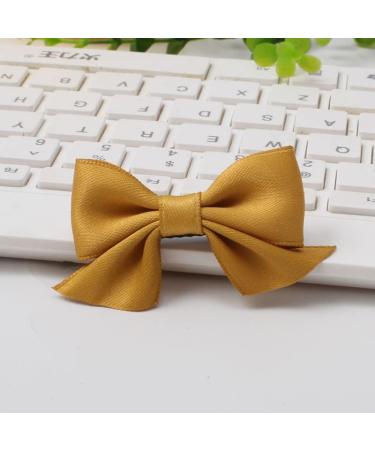 2pcs Yellow Bow Hair Clips for Teens & Women - Non-slip Alligator Barrettes - Buy Online on GoSupps.com