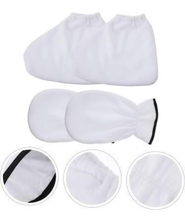 Mikinona 4pi ces Et Paraffine Pour Soins Des Mains Lavables Confortables Et Pour Absorption - Buy Online on GoSupps.com