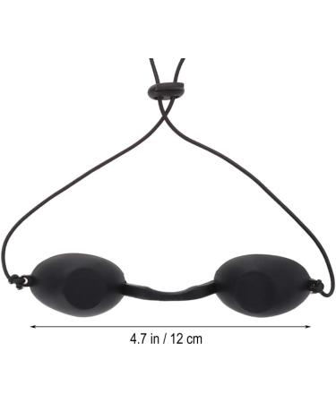 FOMIYES Sun Bed Eye Goggles Sun Bed Eye Goggles Tanning Bed Goggles Eye Protection Tanning Eyewear Sunbed Sunglasses for Tanning Beds LED Light (Black) Sun Bed Eye Goggles Tanning Goggles - Buy Online on GoSupps.com