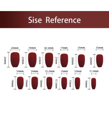 Black Press on Nails - Medium Square Flower Design Glossy Ombre Acrylic Full Cover Kit - 24Pcs for Women | International Shipping - Buy Online on GoSupps.com