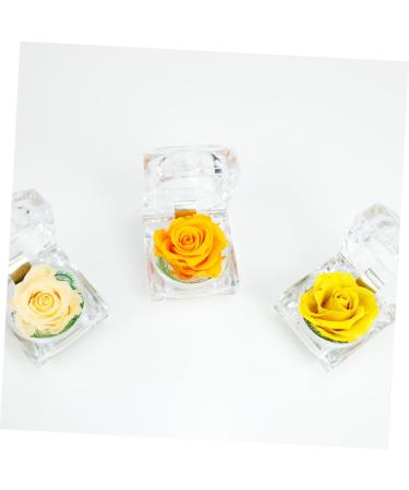 Zerodeko 1pcs Wedding For Women Womens Gifts Single Rose Valentine Decorations Flower Bouquet Girls Memorial Gifts Valentines Day Crystal Gifts Girlfriend Miss Accessories Preserved Flower - Buy Online on GoSupps.com