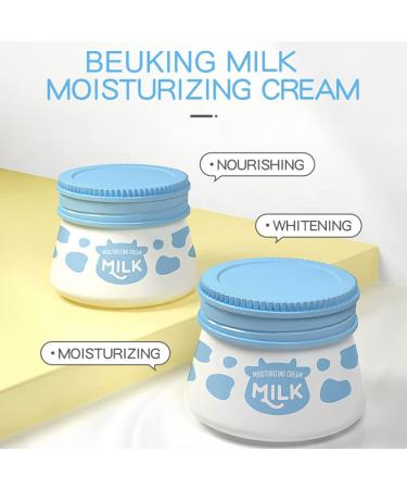 Face Milk Cream - Moisturizing & Nourishing Moisturizer | Hydrate Smooth Firm & Brighten Skin - Day & Night Cream for Women - Buy Online on GoSupps.com