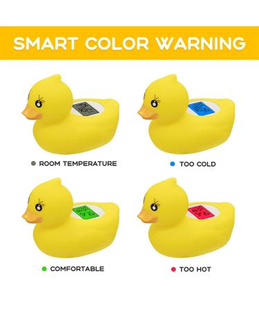 Digital Baby Bath Tub Thermometer - Upgraded Duck Toy with Temperature Alerts for Infants & Toddlers - Buy Online on GoSupps.com