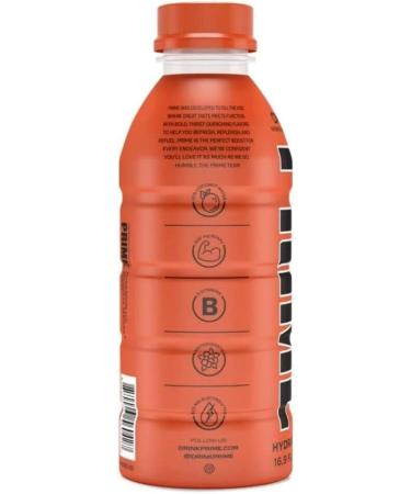 Logan Paul & KSI Prime Hydration Energy Drink ORANGE - 500ml - Buy Online on GoSupps.com