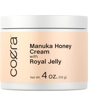 Manuka Honey Cream | with Royal Jelly | 4oz | Hydrating Moisturizer for Face & Skin | Free of Parabens  SLS  & Fragrances