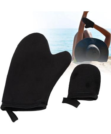 Self Tanner Mitt Lotion Even Tanning Applicator Glove Essential Beach Accessory for Self Tanning Enthusiasts(Black) - Buy Online on GoSupps.com