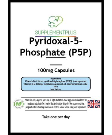PYRIDOXAL-5-PHOSPHATE (P5P) 100MG (120 Capsules) - Supplementplus