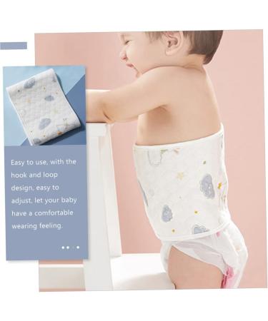 TOYANDONA 2pcs Baby Belly Button Bands for Infant Constipation Relief and Umbilical Hernia - Newborn Belly Straps for Babies - Buy Online on GoSupps.com