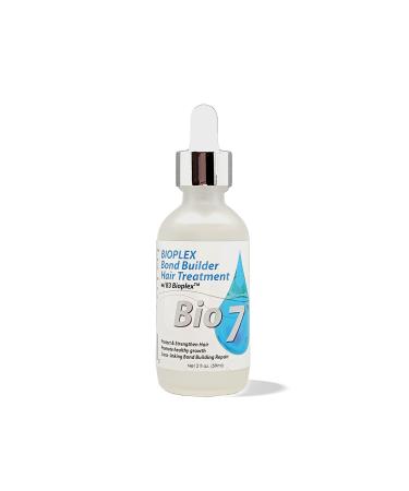 BIO7 BIOPLEX BOND BUILDER HAIR TREATMENT W/ B3 BIOPLEX 2 Fl Oz Protect & Strengthen Hair Visibly Improve Hair Cross-Linking Bond Building Repair By Natures