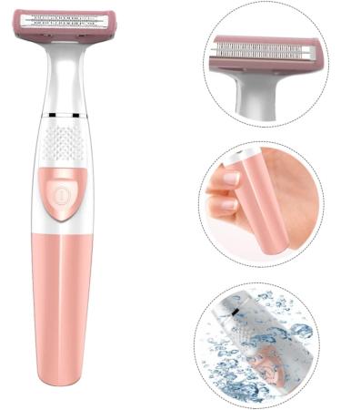 FRCOLOR Women Electric Shaver Painless Hair Trimmer For Face Legs Bikini Line Compact Handy Durable Material For Home Travel - Buy Online on GoSupps.com