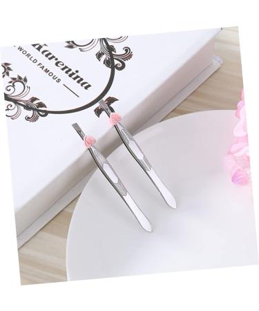 POPETPOP Eyebrow Eyebrow Removal Eyebrow Tool Slant Tip Eyebrow Tweezer Eyebrow Clip Stainless Steel A011 - Buy Online on GoSupps.com