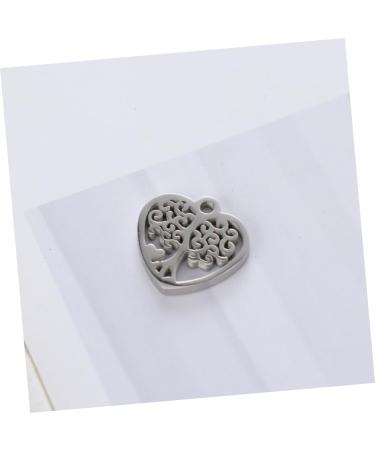 TEHAUX Heart Charm Bracelet Dangle Charms for Bracelets Bracelet for Charms Pendant Pouch Heart Charms Heart Charms for Jewelry Making Jewelry Bracelets Heart Jewelry Necklace Wrist Chain 1.6*1.6cm Silver - Buy Online on GoSupps.com