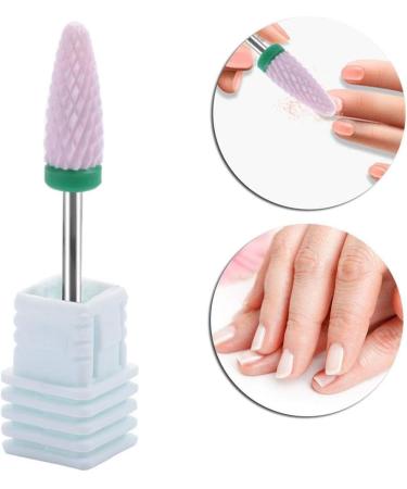 Nail shop professional nail polisher nail manicure tool 5 Types Ceramic Cylinder Shape Grinding Head Nail Drill Bit for Nail Polishing Manicure Tools(04#) - Buy Online on GoSupps.com
