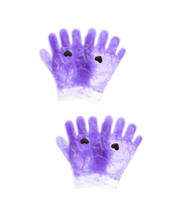 Beaupretty 2 Pairs Hand Wax Set Foot Wax Set Spa Paraffin Cover Wax Bag Grooming Glove Warming Cover Foot Wrapping Cover Spa Coverhand Wax Gloves Sheer Gloves Simple Color Card Moisturizing