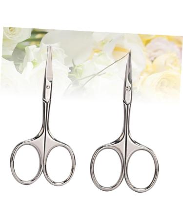 FOMIYES 4 Pcs Beard Trimming Scissors Set - Eyelash Eyebrow & Nose Hair Trimmers for Men | Precision Grooming Tools | Safe & Compact 9.2x4.5cm - Buy Online on GoSupps.com