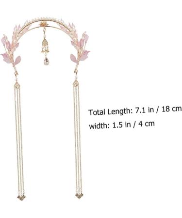 FOYTOKI 1pc Ancient Style Hair Crown Headdress Long Tassel Hair Accessory Vintage Hanfu Hair Accessory Chinese Traditional Hair Accessory Long Tassel Headdress Chinese Style Headband - Buy Online on GoSupps.com