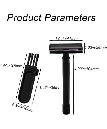Shaving Razor Double Edge Razor Shaving Kit Long Handle Safety Razor for Men and Boys - Buy Online on GoSupps.com