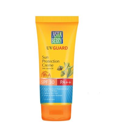 Malar Uv Guard Sun Protection Creme Spf 30pa++ With Built-in Jojoba Oil | Dermatologist Formulated | All Skin Types | Non-sticky & Lightweight | Sweat & Water Resistant 100 Ml