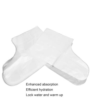 100 Clear Disposable Beauty Foot Masks - Moisturizing Foot Care for Salons & Acupuncture - Buy Online on GoSupps.com