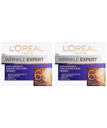 L'Oreal Wrinkle Expert Intensive Care Night 65+ 50 ml (Pack of 2) 50 g (Pack of 2) Night Cream